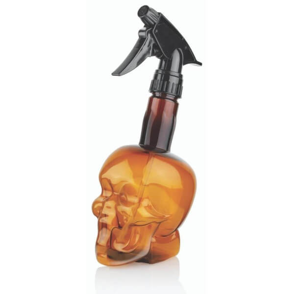 Vaporizador de barbero con calavera marrón 500ML