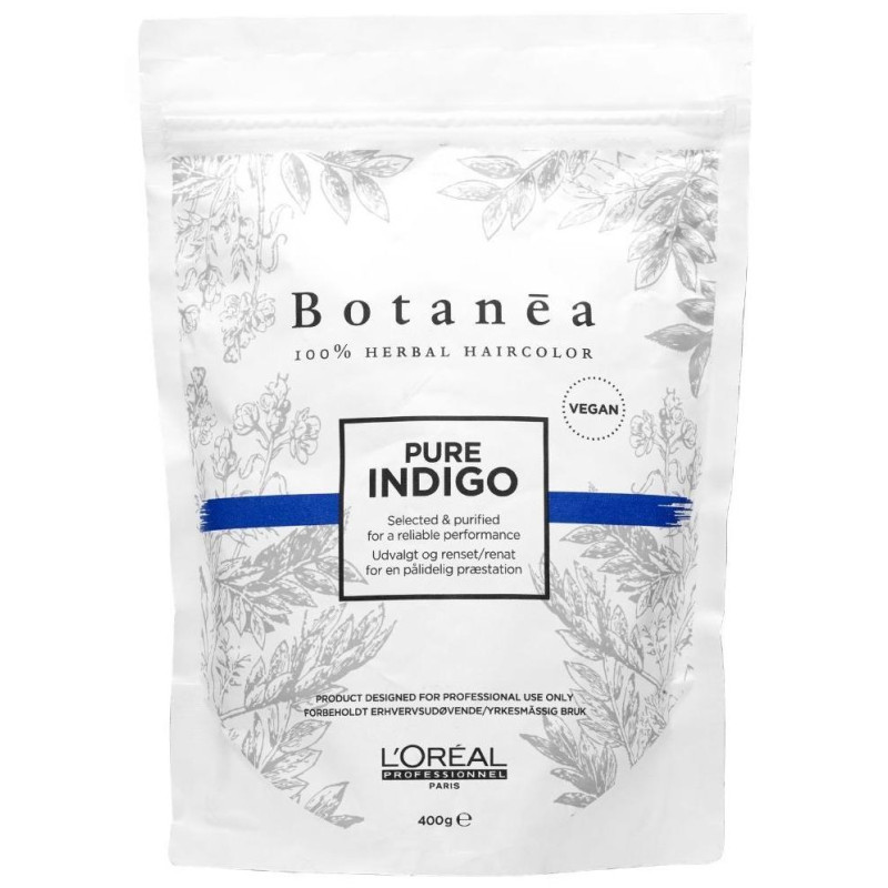 Coloration Professionnel Botanea 100% végétale Pure Indigo 400 Grs
