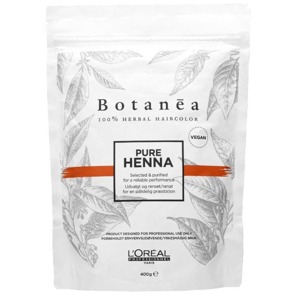 Colorante profesional Botanea 100% Pure Plant Henna 400 Grs