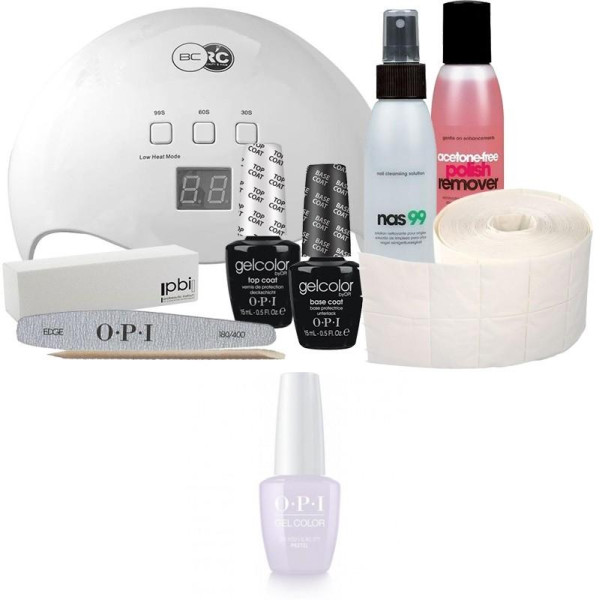 Confezione semipermanente OPI + lampada da 48 Watt Vernice pastello gel colorato OPI - Lo lilla? 15 ml Confezione semipermanente OPI + lampada da 48 Watt Vernice pastello gel colorato OPI - Lo lilla? 15 ml