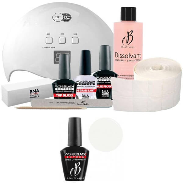 Beauty Nails Pack + 48 Watt Wonderlak Extreme Lampe Beautynails SCHÖNE BRAUT WLE006