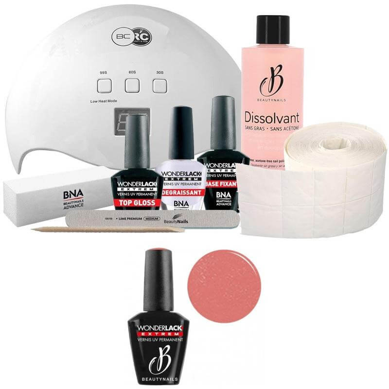 Pack Beauty Nails + 48 watt lamp Wonderlak extreme Beautynails SUMMER SPLASH WLE041