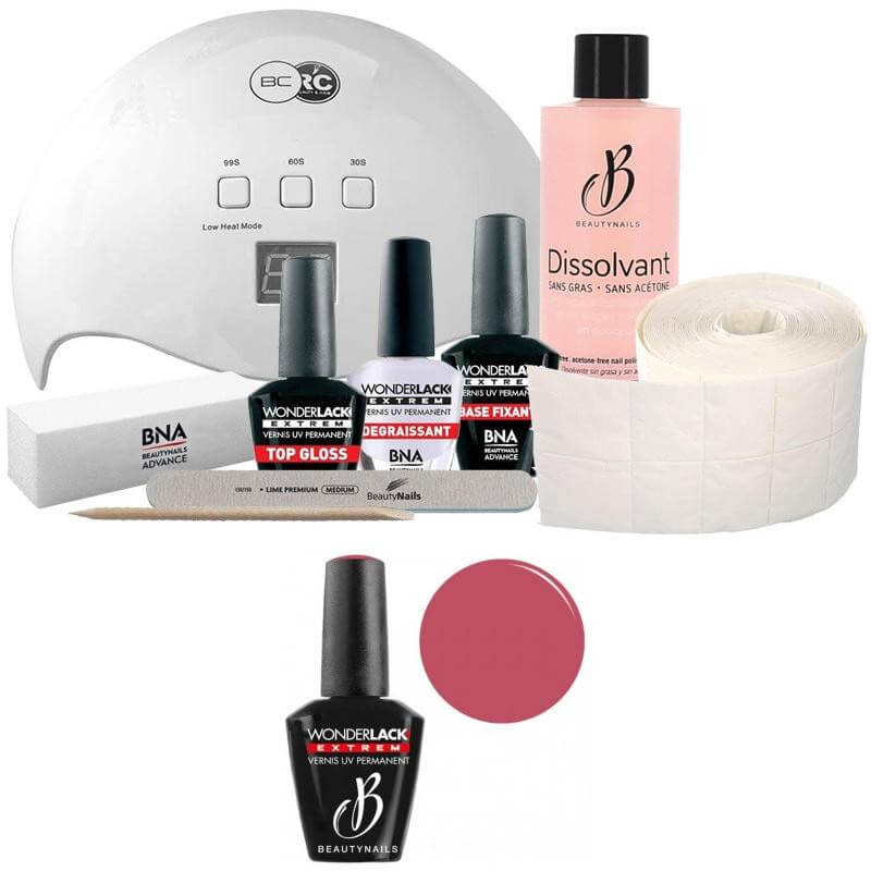 Confezione Beauty Nails + 48 watt lampada Wonderlak extreme Beautynails GRENADE ISLAND WLE052