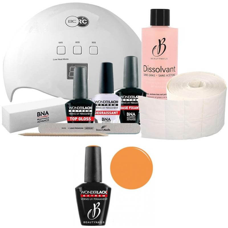 Pack Beauty Nails + lámpara de 48 vatios Wonderlak extreme Beautynails VAMOS A LLAMARLO LOCO WLE072
