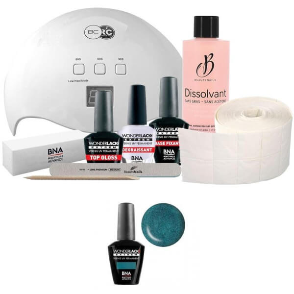 Paquete Beauty Nails + Lámpara de 48 vatios Wonderlack Extreme Metallic Botticelli Paquete Beauty Nails + Lámpara de 48 vatios Wonderlack Extreme Metallic Botticelli