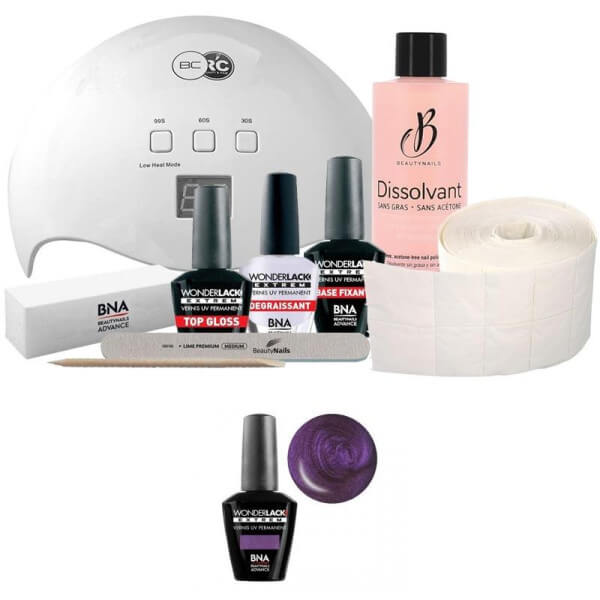 Pack Beauty Nails + 48 Watt Lampe Wonderlack Extrem Metallic Scala Pack Beauty Nails + 48 Watt Lampe Wonderlack Extrem Metallic Scala