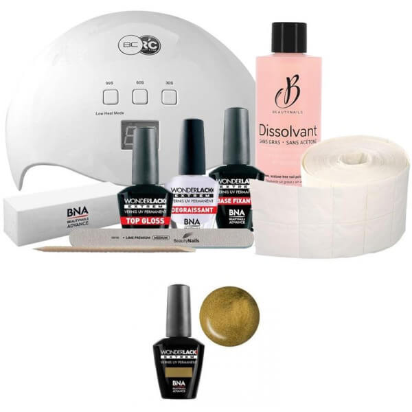 Beauty Nails Pack + 48 Watt Wonderlack Extrem Metallic Paros Lampe Beauty Nails Pack + 48 Watt Wonderlack Extrem Metallic Paros Lampe