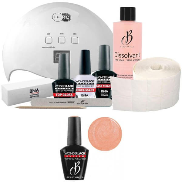 Beauty Nails + 48 Watt Wonderlack Extreme BNA Frühlingsblüte Amandine Powder 140 Pack Beauty Nails + 48 Watt Wonderlack Extreme BNA Frühlingsblüte Amandine Powder 140 Pack
