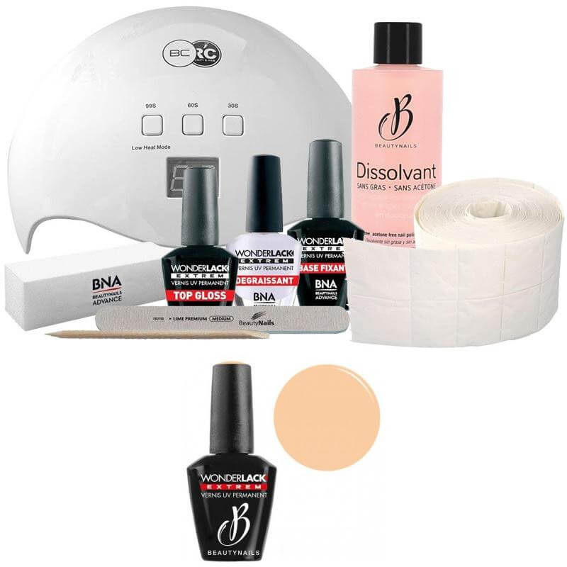 Paquete Beauty Nails + Lámpara de 48 vatios Wonderlack Extreme Beautynails Pastel Orange