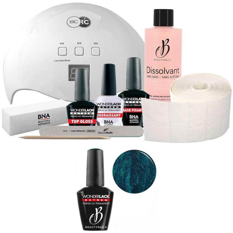 Paquete Beauty Nails + Lámpara de brillo de 48 vatios Wonderlack Extreme Beautynails