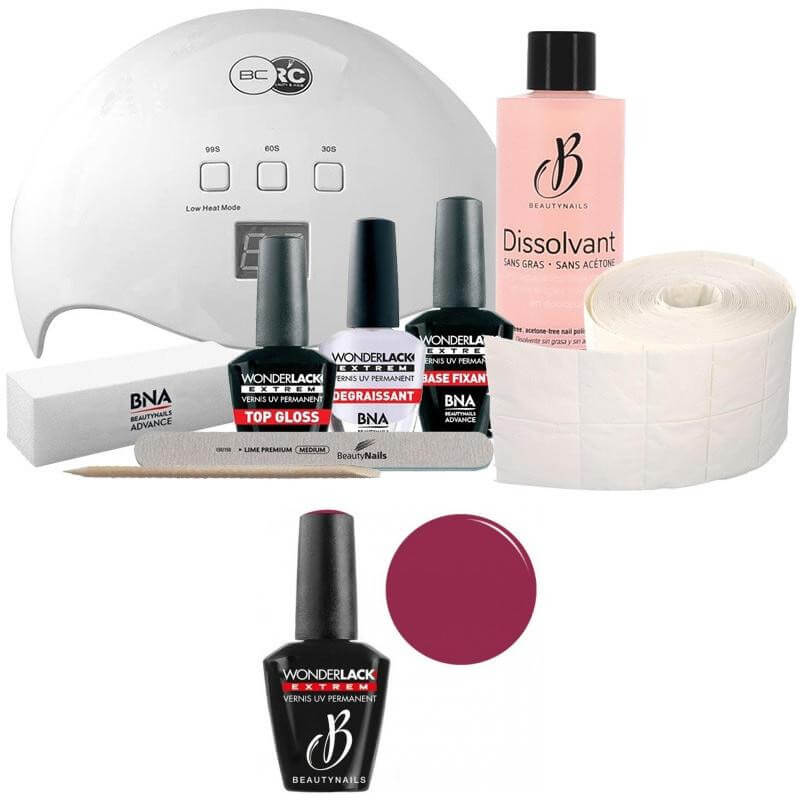 Beauty Nails Pack + 48 Watt Wonderlack Extreme Beautynails Queen Lampe