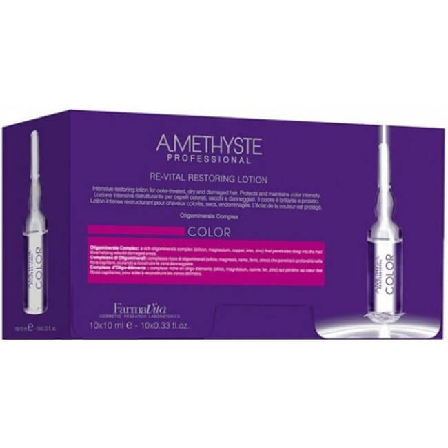 Intensieve verzorgingsampullen Color Revital Amethyste FARMATIVA 10x9ML.