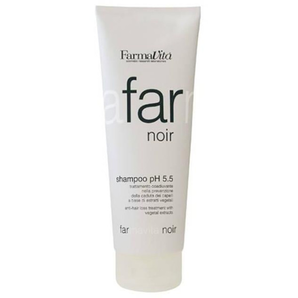 Black anti-hair loss shampoo FARMATIVA 250ML