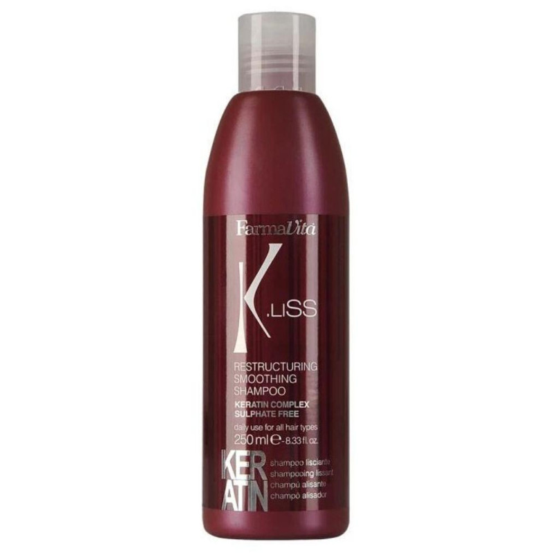Nachglättendes Shampoo K-Liss Keratin von Farmativa 250ML.