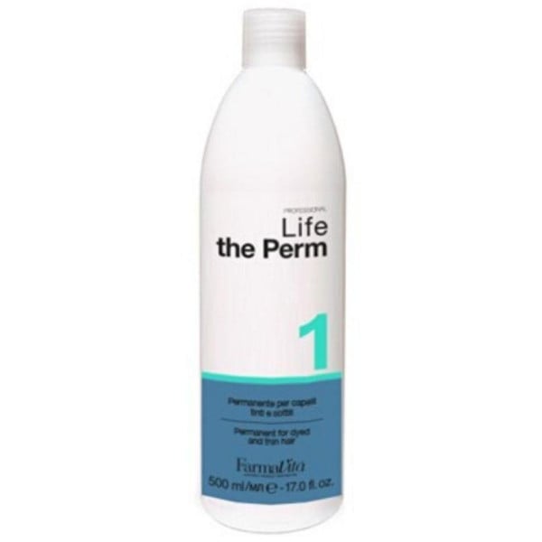 Permanente Life 1 per capelli normali, formulata in confezione da 500 ml.