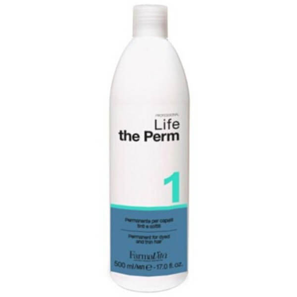 Permanente Life 1 para cabello normal, formulada para cabello normal, 500 ml.