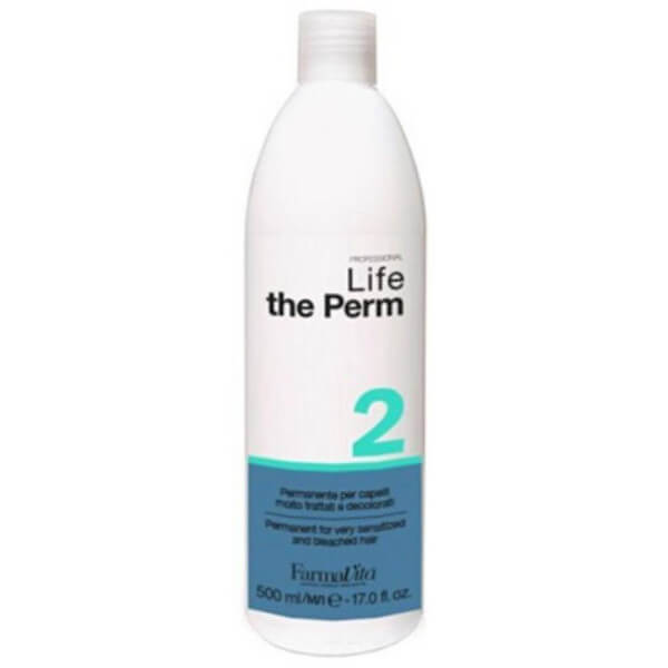 Permanente Life 2 para cabelos normais e coloridos da FARMATIVA, 500ML.