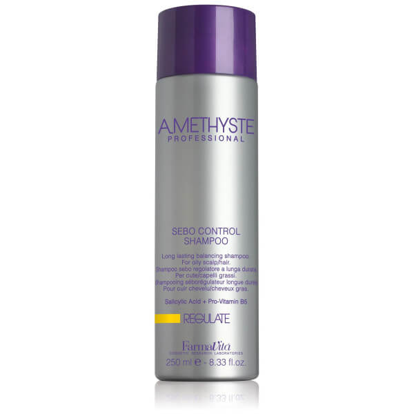 Champô para couro cabeludo sensível/oleoso Sebocare Ametista FARMATIVA 250ML Champô para couro cabeludo sensível/oleoso Sebocare Ametista FARMATIVA 250ML