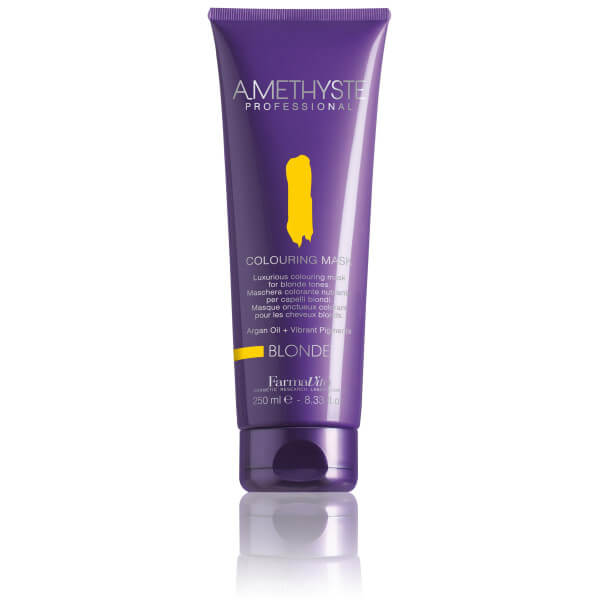 Gekleurde blonde Amethyste gezichtsmasker van FARMATIVA 250ML. Gekleurde blonde Amethyste gezichtsmasker van FARMATIVA 250ML.