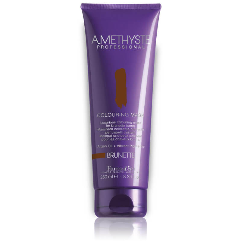 Braune Amethyst-Farbe Gesichtsmaske FARMATIVA 250 ml