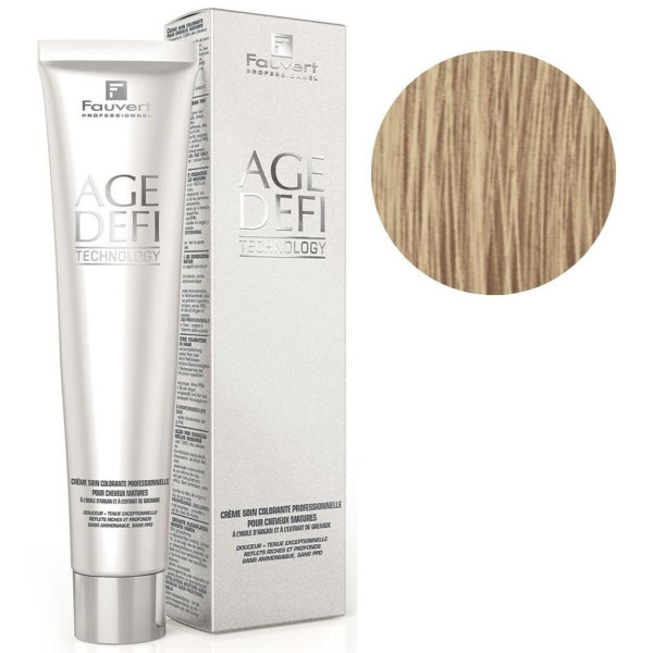 Crème de coloration Age Defi Technologie 9/13 Blond très clair cendré doré 100ML Crème de coloration Age Defi Technologie 9/13 Blond très clair cendré doré 100ML