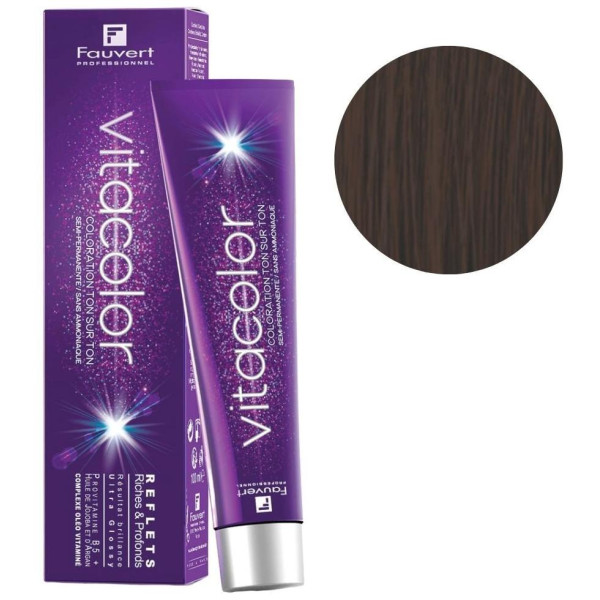 Färbung ohne Ammoniak Vitacolor 3/53 Schokolade 100ML Färbung ohne Ammoniak Vitacolor 3/53 Schokolade 100ML