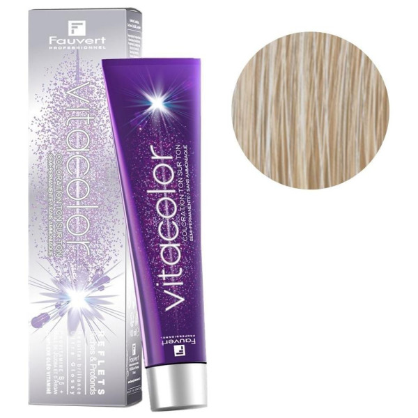 Coloration sans ammoniaque Vitacolor n°10/11 perle nacrée Fauvert 100ML Coloration sans ammoniaque Vitacolor n°10/11 perle nacrée Fauvert 100ML