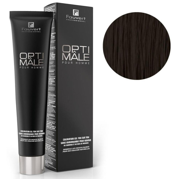 Crème de coloration Optimâle 3C châtain foncé Fauvert 100ML Crème de coloration Optimâle 3C châtain foncé Fauvert 100ML