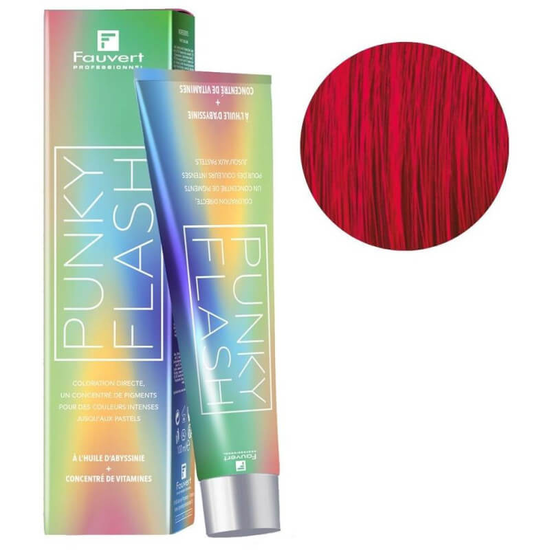 Coloration directe Punky flash rouge Fauvert 100ML