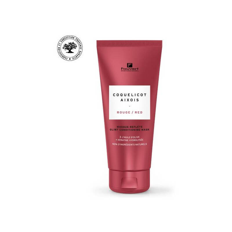 Masque pigmenté reflet rouge Coquelicot Aixois 200ML 