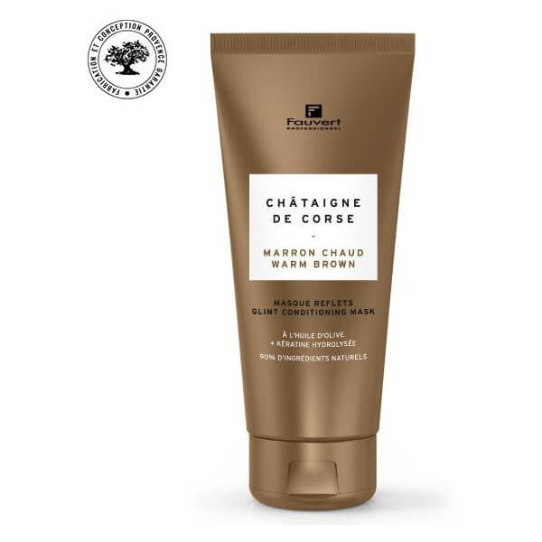 Masque pigmenté reflet marron chaud Châtaigne de Corse 200ML 