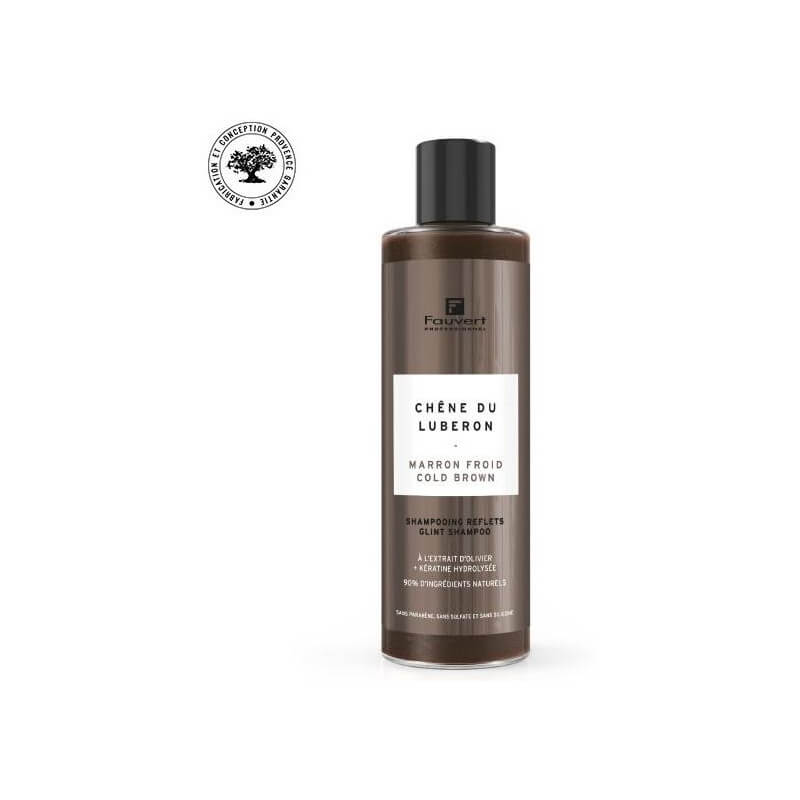 Shampooing pigmenté reflet marron froid Chêne du Luberon 250ML 