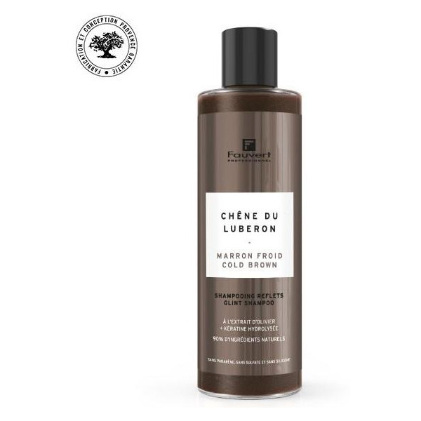 Cold brown pigmented shampoo with Luberon oak 250ML