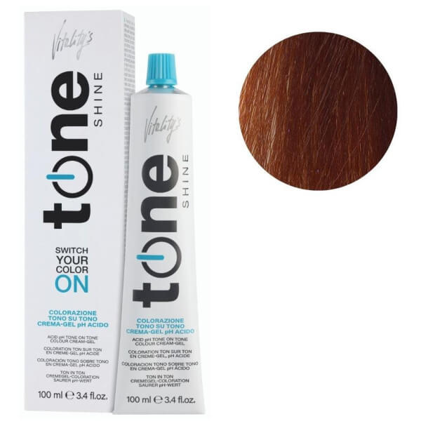 Coloração Tom Brilho 7/44 Loiro Acobreado Profundo 100ML Coloração Tom Brilho 7/44 Loiro Acobreado Profundo 100ML