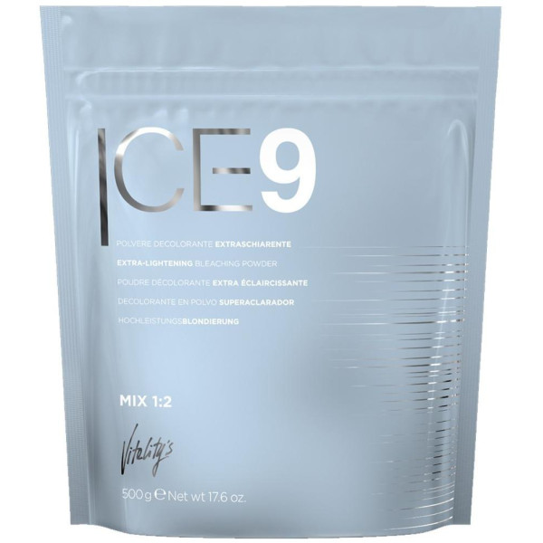 Polvere decolorante biondo ghiaccio Extreme Blonde ICE 9 da 500 gr