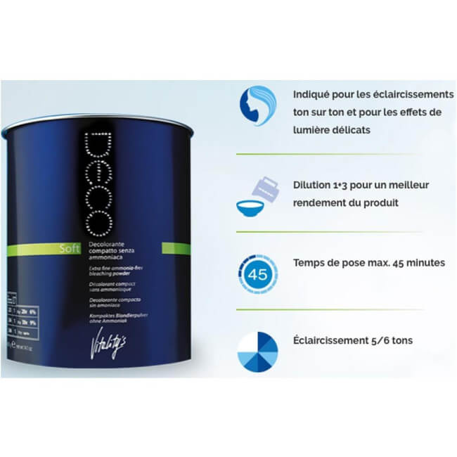 Poudre de décoloration Soft 400g