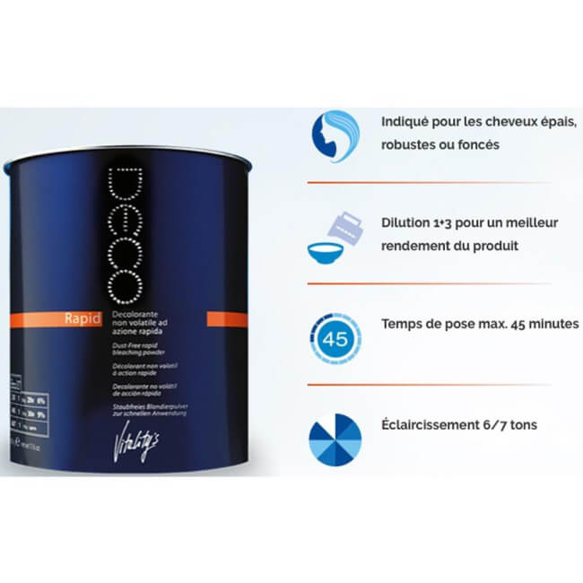 Poudre de décoloration Rapid 500g