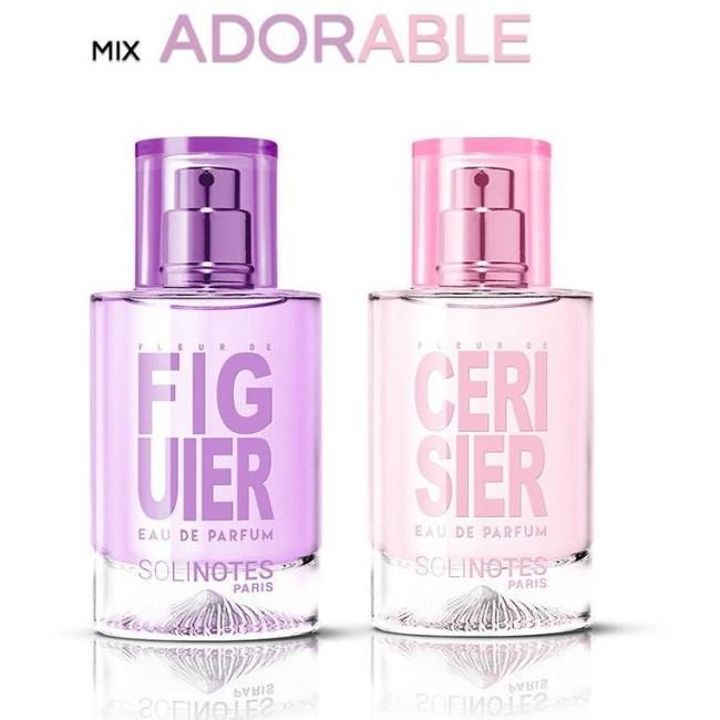 Mix Adorable : eau de parfum Figuier 50ml et eau de parfum Fleur de Cerisier 50ml