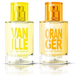 Mistura Poética: água de perfume Flor de Laranjeira 50ml e água de perfume Baunilha 50ml