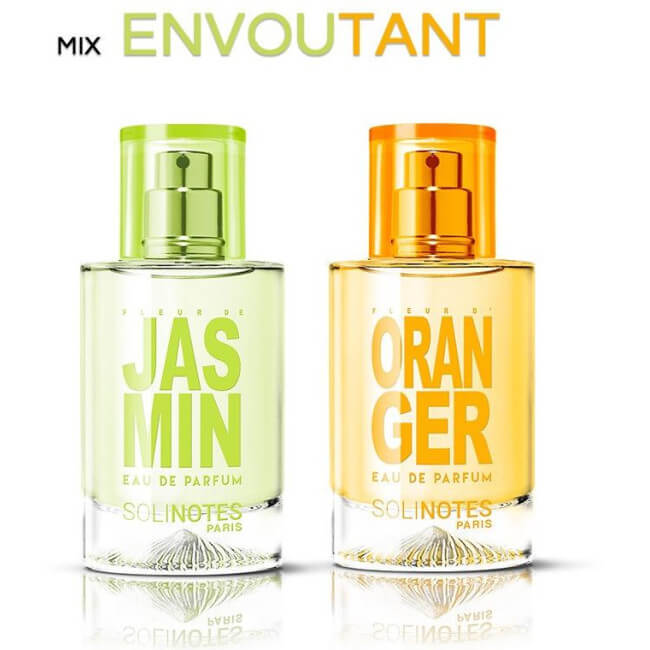 Mix Envoûtant : eau de parfum Jasmin 50ml et eau de parfum Fleur d'oranger 50ml