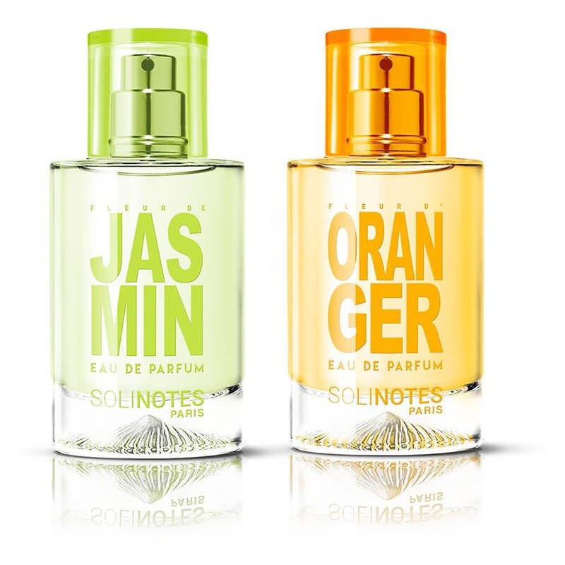 Mix Envoûtant : eau de parfum Jasmin 50ml et eau de parfum Fleur d'oranger 50ml