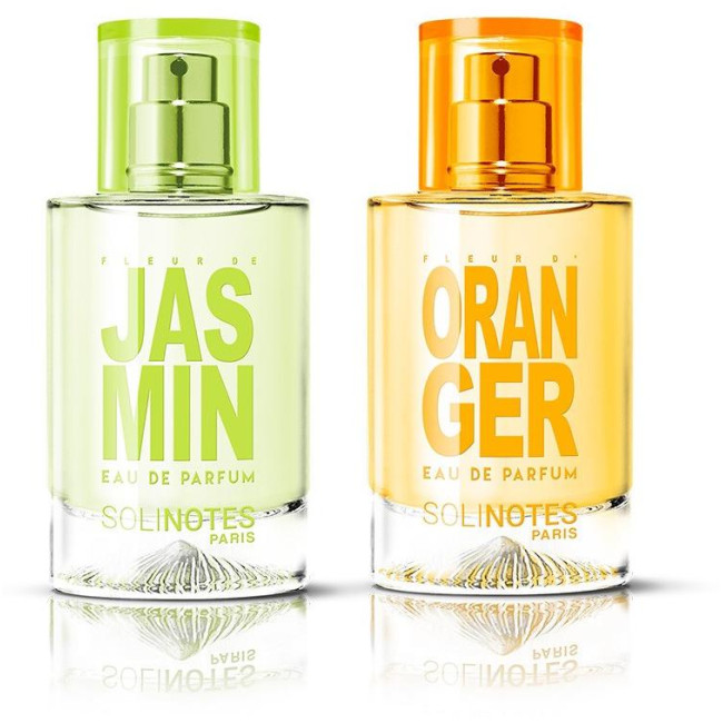 Mix Envoûtant : eau de parfum Jasmin 50ml et eau de parfum Fleur d'oranger 50ml