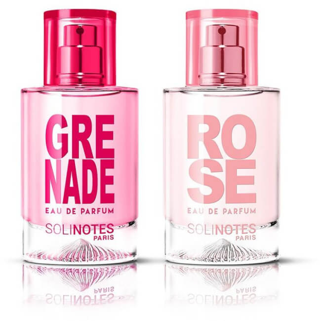 Mix van goddelijkheid: 50 ml parfum van granaatappel en 50 ml parfum van roos.