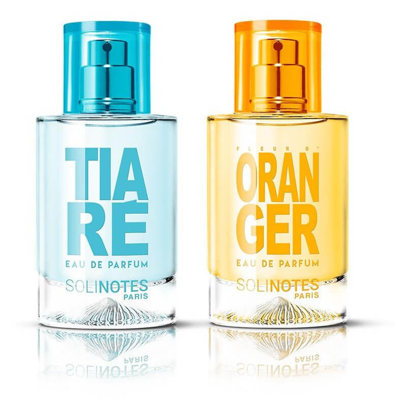 Mix Prodigieux : eau de parfum Tiaré 50ml et eau de parfum Fleur d'Oranger 50ml