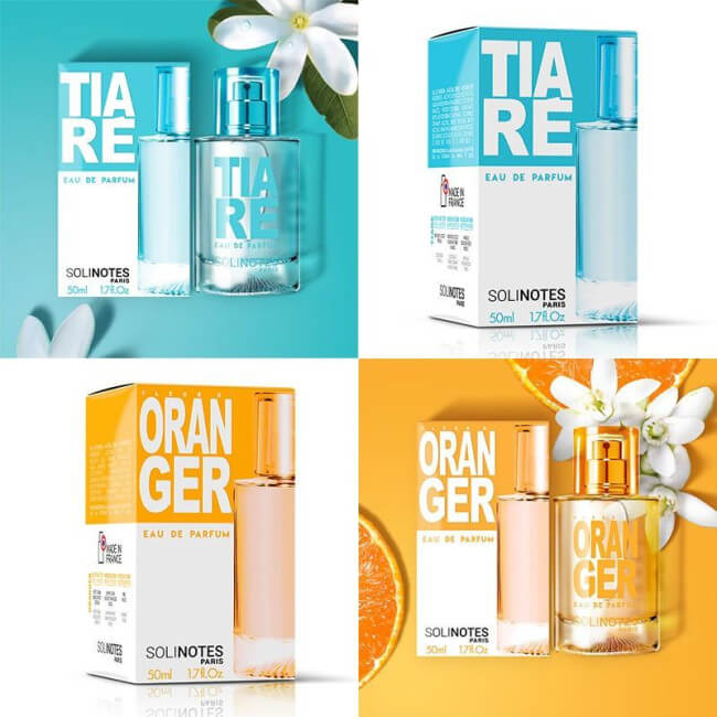 Mix Prodigieux : eau de parfum Tiaré 50ml et eau de parfum Fleur d'Oranger 50ml