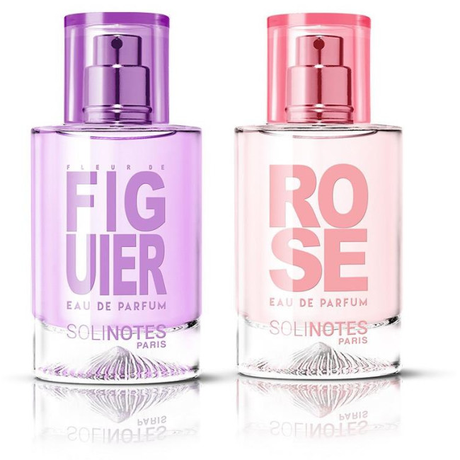 Mix Passionné : eau de parfum Fleur de Figuier 50ml et eau de parfum Rose 50ml