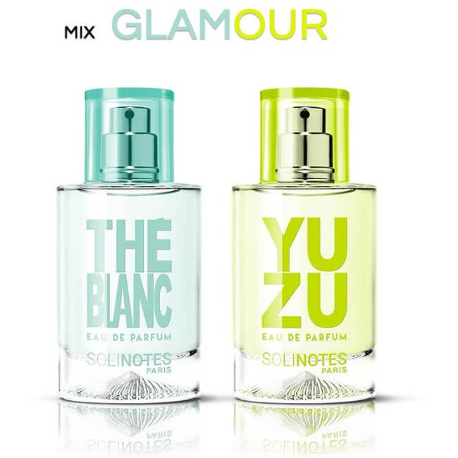 Mix Glamour : eau de parfum Yuzu 50ml et eau de parfum Thé Blanc 50ml