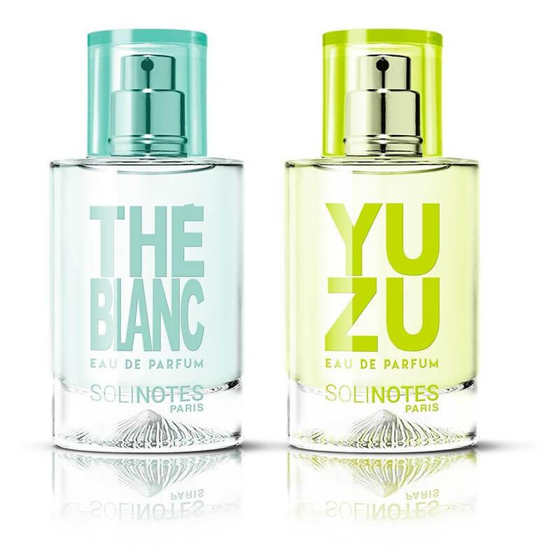 Mix Glamour : eau de parfum Yuzu 50ml et eau de parfum Thé Blanc 50ml