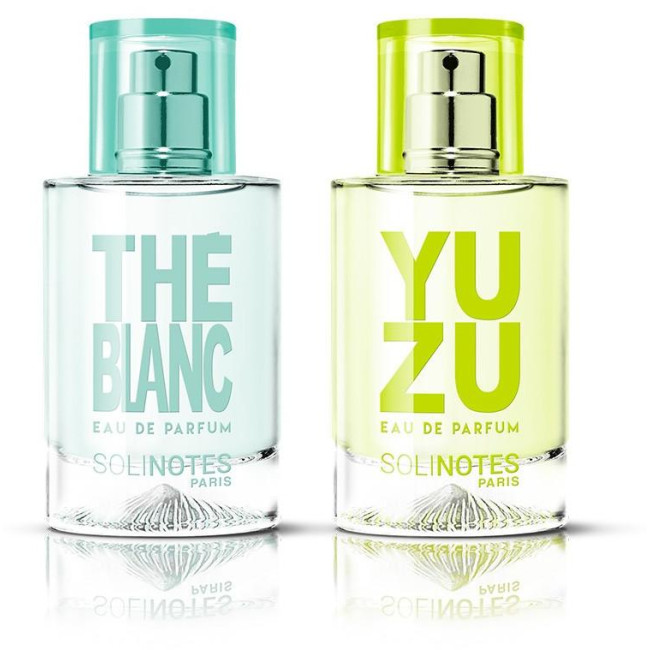Mix Glamour : eau de parfum Yuzu 50ml et eau de parfum Thé Blanc 50ml