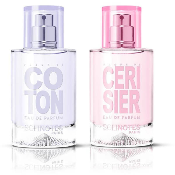 Mix Pureza: água de perfume Algodão 50ml e água de perfume Cerejeira 50ml. Mix Pureza: água de perfume Algodão 50ml e água de perfume Cerejeira 50ml.